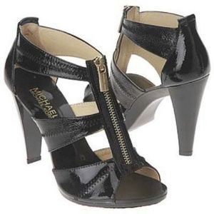Michael kors zipper front heels
